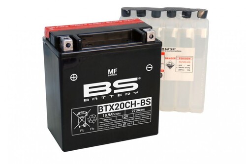 Аккумулятор BTX20CH-BS/YTX20CH-BS